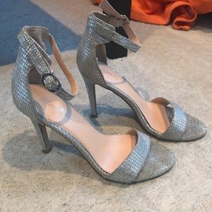 Michael Kors Silver Strappy Heels